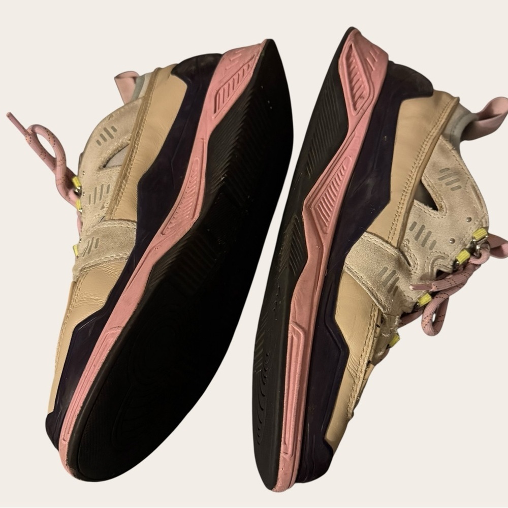 KENZO Women's Pastel Green and Pink Chunky Low-Top Sneakers - Picture 7 of 11